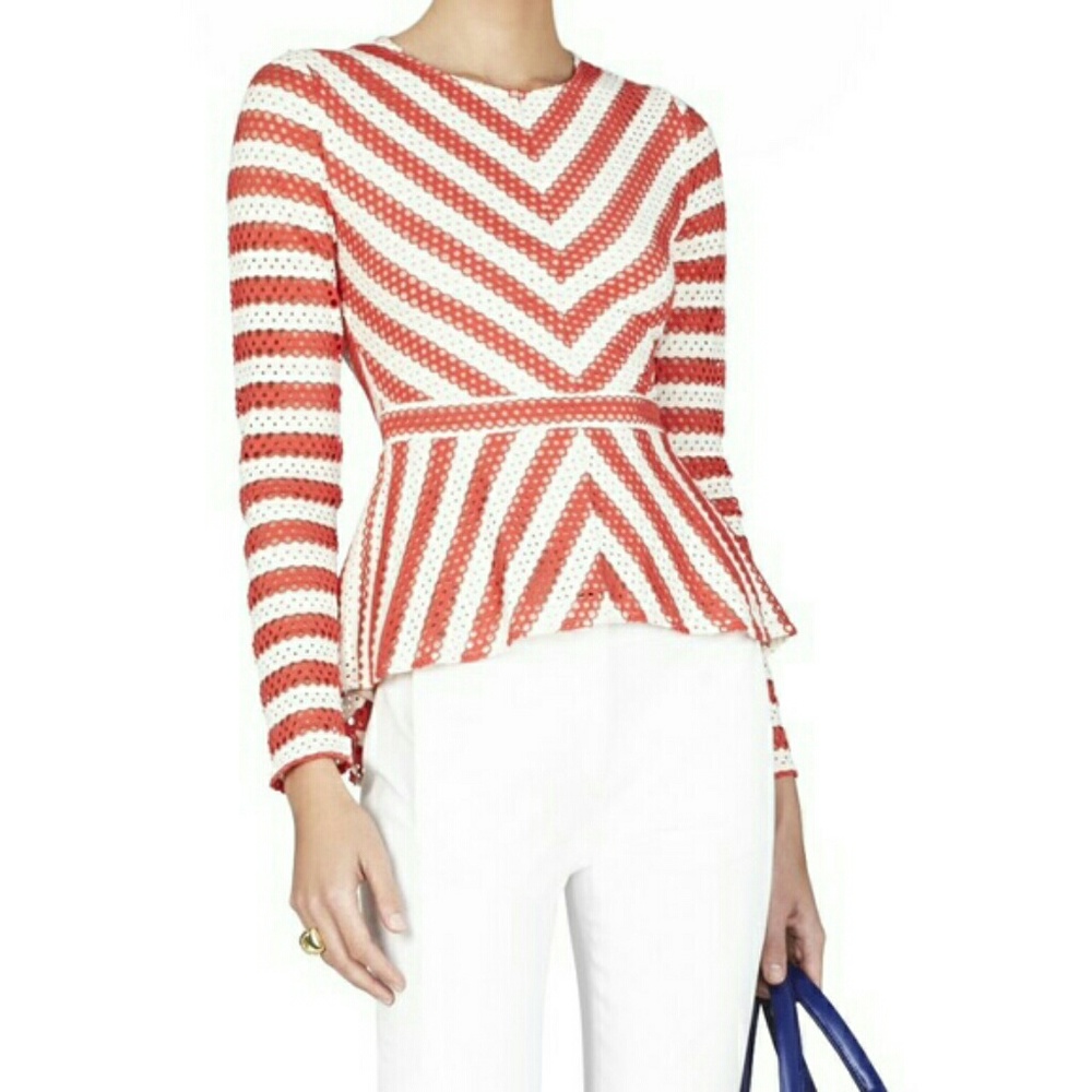 Womens BCBG striped shirt XS